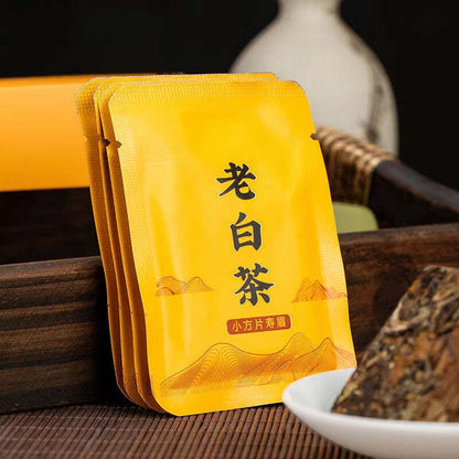 150g Mini Shoumei White Tea Brick Fuding Old White Tea Chinese Tea Healthy Drink