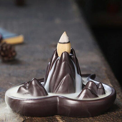 Heart Ceramic Incense Holders Mountain Incense Burners