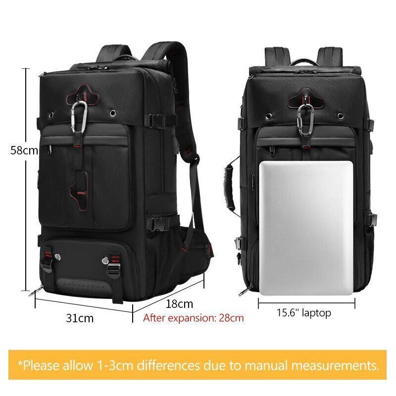 Travel Backpack Men 70L Outdoor Camping Backpacks Luggage Bag Shouler Laptop
