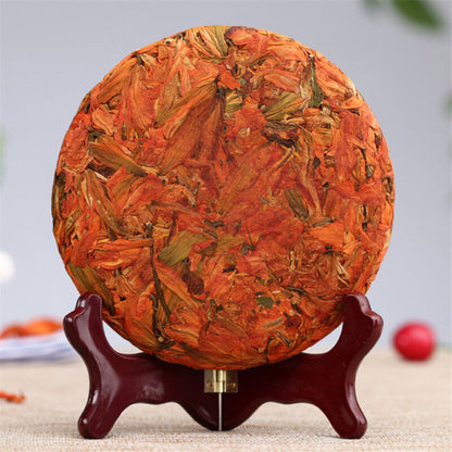 Pure Lily Scented Tea 200g Premium Nature Lilies Cake Green Blooming Flower Tea