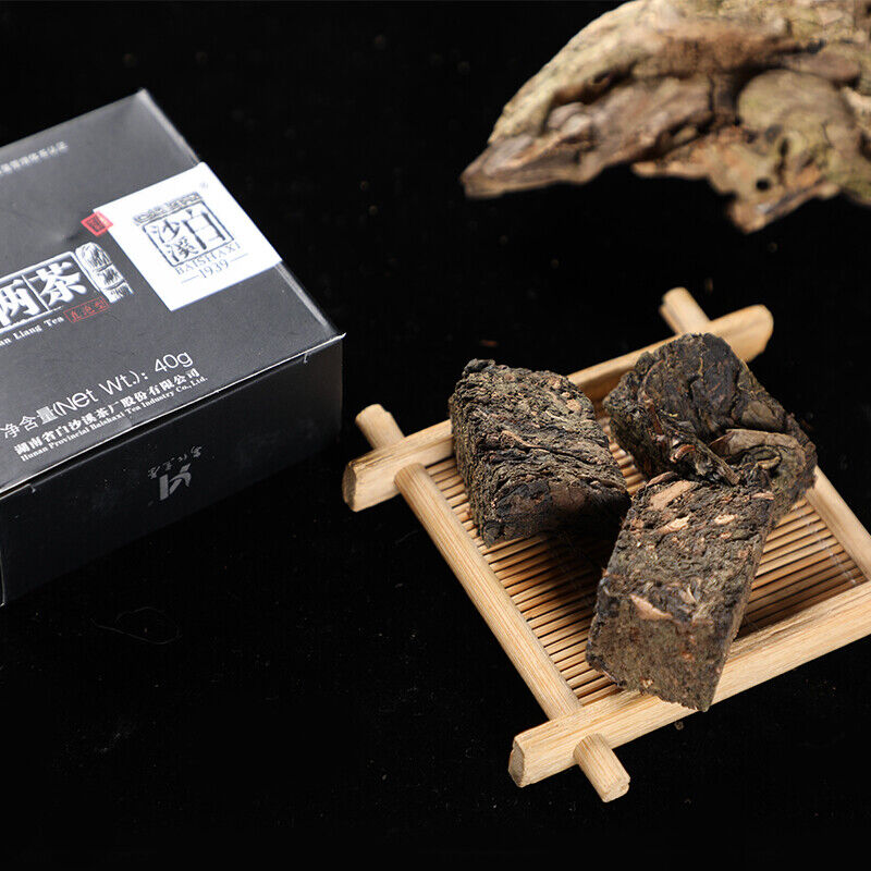 BAISHAXI Qian Liang Cha Hunan Anhua Dark Tea 320g QianLiang Tea Brick Black Tea