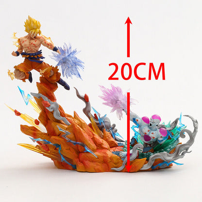 Anime Dragon Ball Z Son Goku VS Frieza PVC Actionfigur Modell Spielzeug Statue Geschenk-
