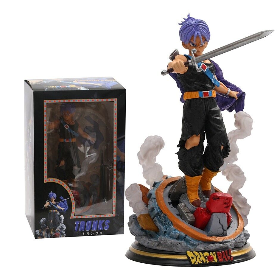 Anime Dragon Ball Z Trunks Action Figure PVC Model Collectible Statue With Box