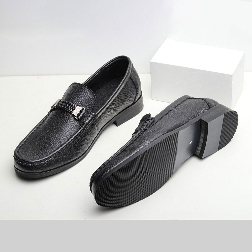 Genuine Leather Men's Shoes Men Shoes handmade Leather Men Loafers