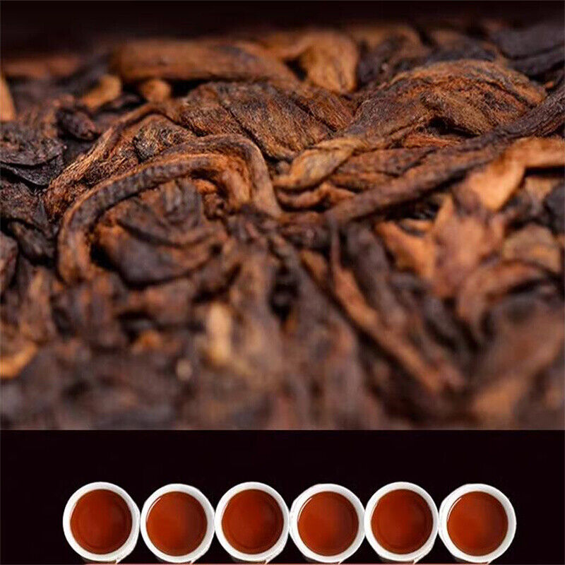 357g Puerh Tea Ripe Black Tea Gold Award Yunnan MengHai Arbor Tree Pu'er Cake