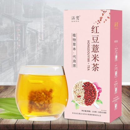 150g Organic Red Beans Barley Tea Gorgon Chi Xiao Dou Hongdouyimicha Herbal Tea