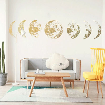 Wall Stickers Creative Moon 3D Home Living Room Mural Art Decoration Background