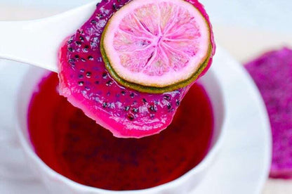 Natural Dried Red Pitaya Slices Dragon Fruit Wheels Makes A Healthy Tea