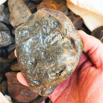 Meteorites Rock 20-100g Natural Iron Silicide Raw Stones Mineral Specimens Decor