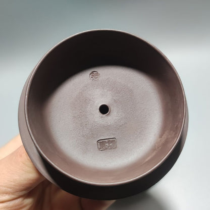 Chinese Yixing Purple Clay Teapot Zisha Ceramic Carving Pine Crane Tea Set Rare