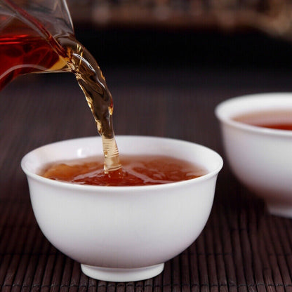 357g Pu'er Ripe Chen Xiang Yunnan LongRun Tea Ancient Tree Aged Pu-erh Tea Cake