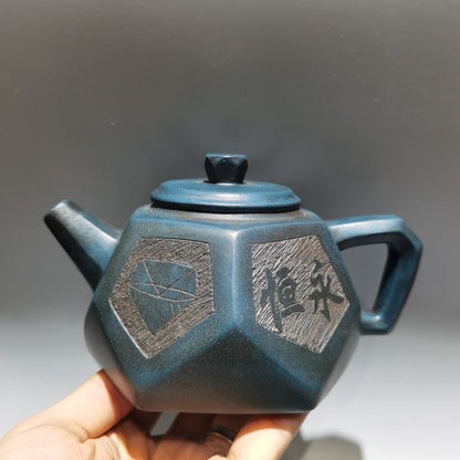 vintage China yixing purple clay teapot zisha ceremony exquisite Collectible art