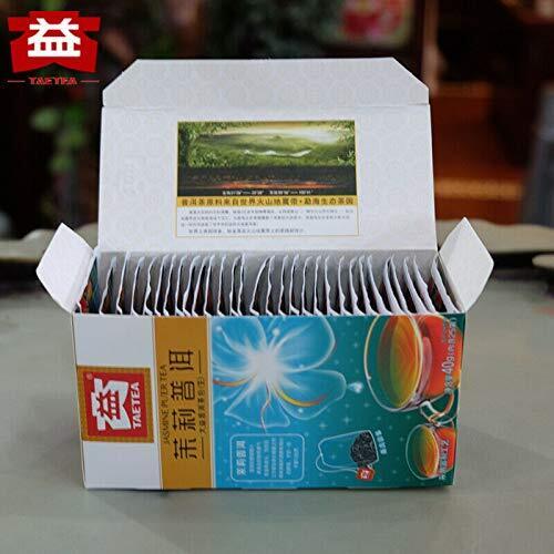 Jasmine Pu'er Tea Yunnan Dayi Tea Office Sheng Puerh Cha 25pcs Tea Bags