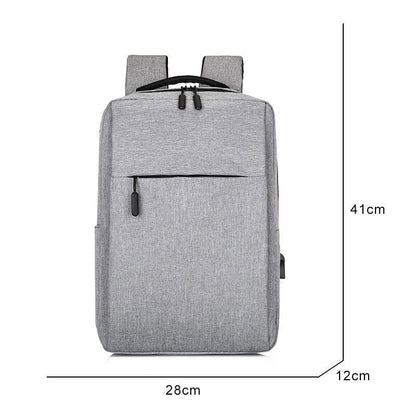 Men's Backpack Oxford Cloth Bag Charging Rucksack Male Laptop Travel Bagpack