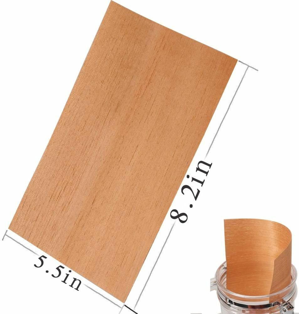 Cigar Humidor Box Case Paper Veneer Spanish Cedar Wood Chips 8.2x5.55" 10Pcs/Lot