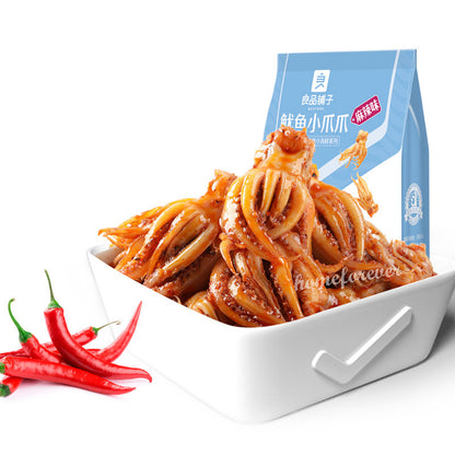 良品铺子麻辣味鱿鱼小爪爪 60g x 2 Bag Liangpinpuzi Spicy Squid Snacks