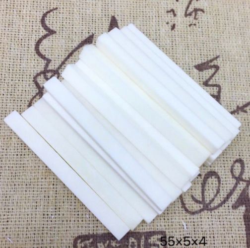 10pcs Various Sizes Natural Buffalo Bone Flat Blank Slice Description