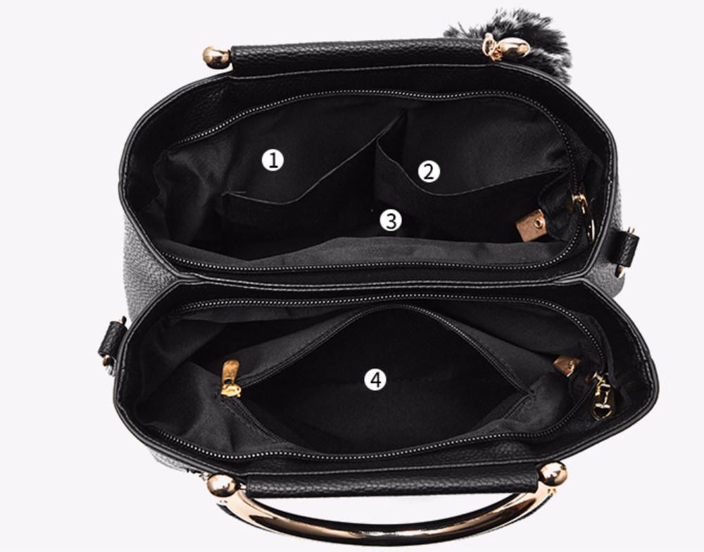 Women's PU Leather Shoulder Bags Tote Purse Handbags Messenger Crossbody Satchel