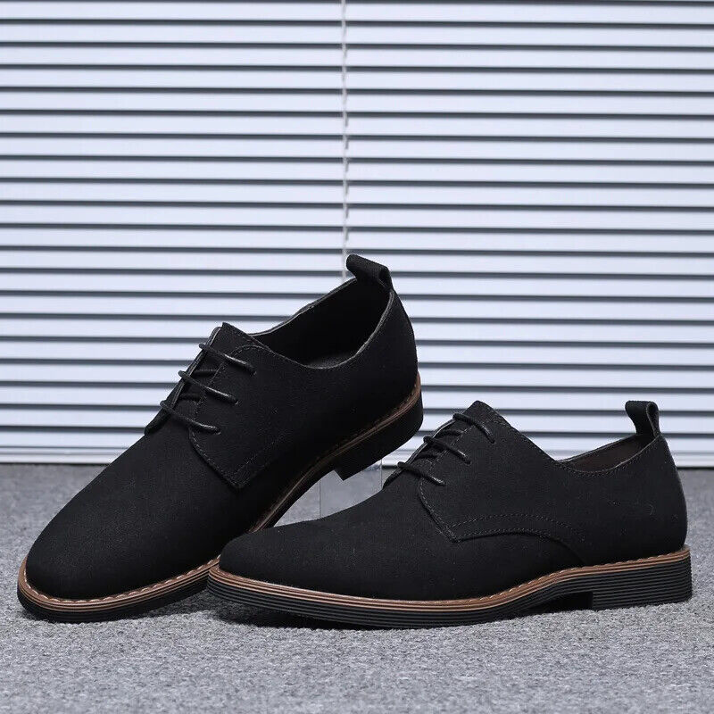 Men Suede Shoes Blue Shoes Men Flats Men Sneakers Casual Men Shoes