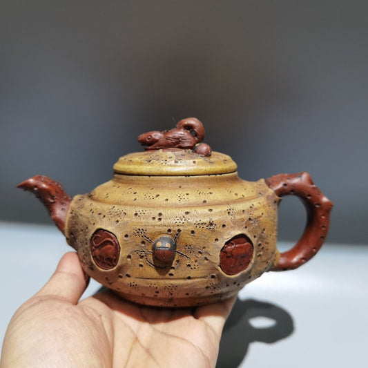 chinese yixing purple clay teapot tea set pot zisha ceramic cute decor figurine