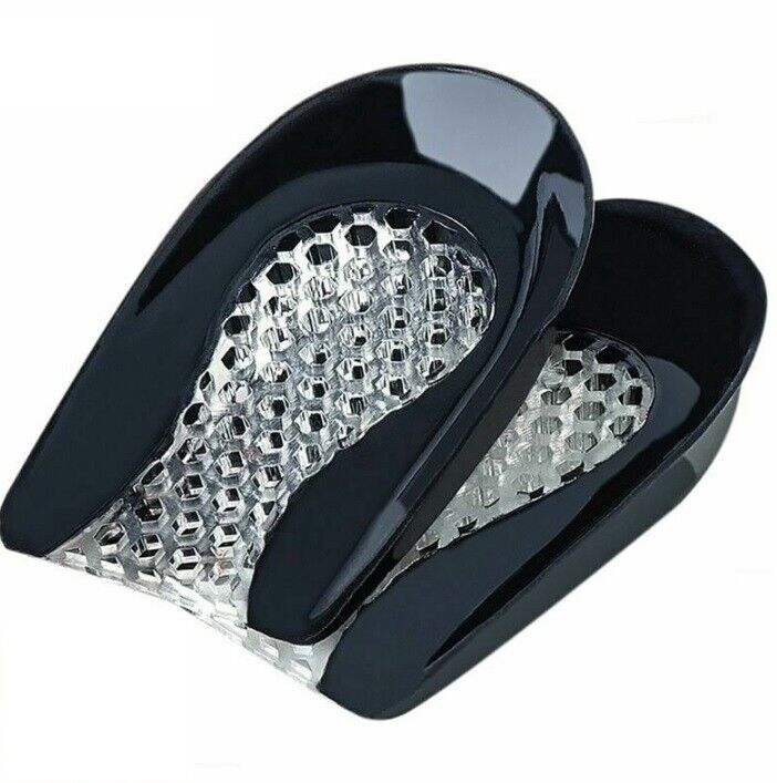 Women Insoles Heel Cushion Inserts Shoe Bone Spurs Pain Relief Cup Pads Silicone
