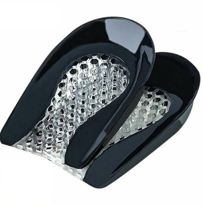Women Insoles Heel Cushion Inserts Shoe Bone Spurs Pain Relief Cup Pads Silicone