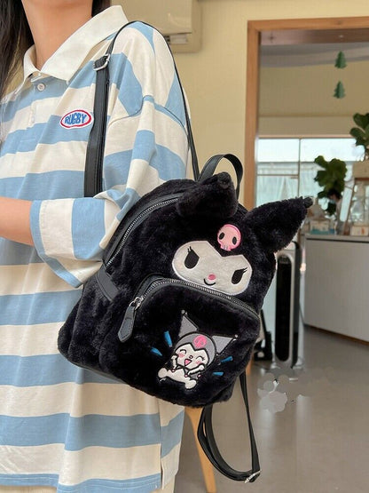 Cute Girl's Kuromi Hello Kitty Pompompurin Backpack Satchel Shoulder Bag Gift