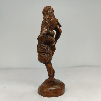Christmas Presents Monkey King Sculpture Statue Wooden Carved Sun Wukong Decor