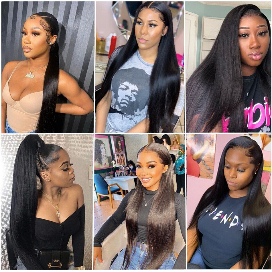 Full Lace Frontal Wig Human Hair Inch Straight Lace Front Wig Women Lace Wig