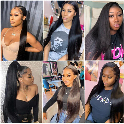 Full Lace Frontal Wig Human Hair Inch Straight Lace Front Wig Women Lace Wig