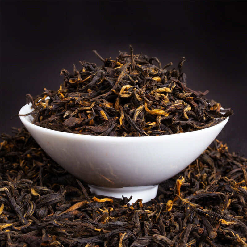 250g Dian Hong Tea Iron Canned Gift Tea Yunnan Golden Buds Loose Leaf Black Tea