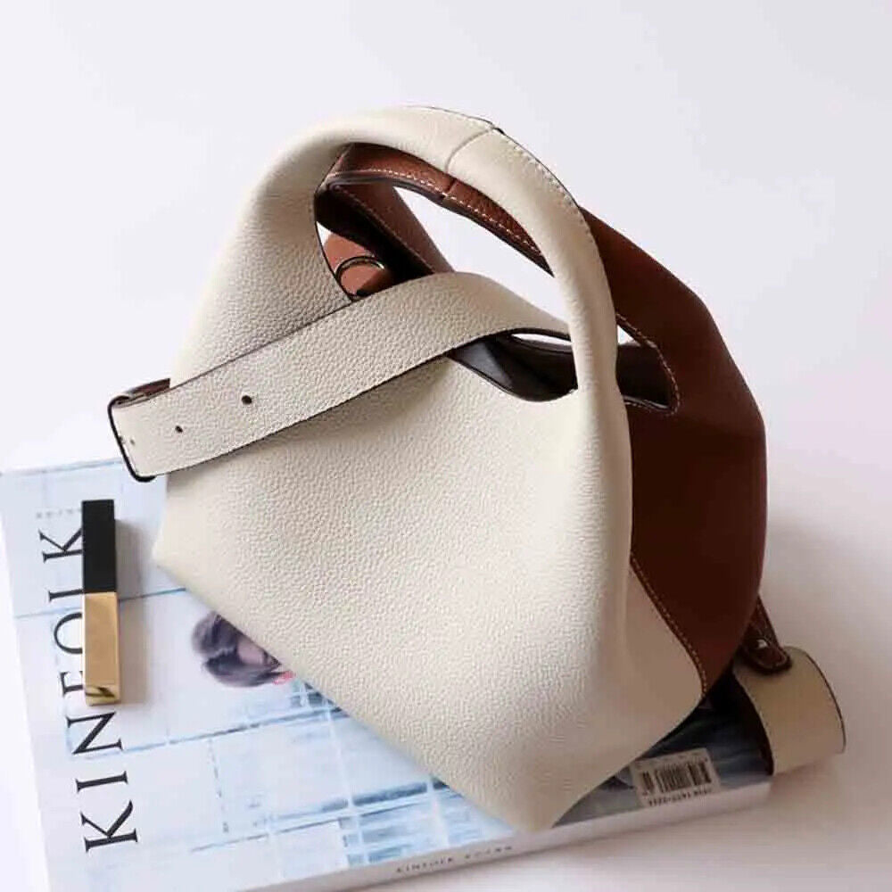 Women Bucket Bag Cowhide Bag High Grade Ladies Handbag New Winter