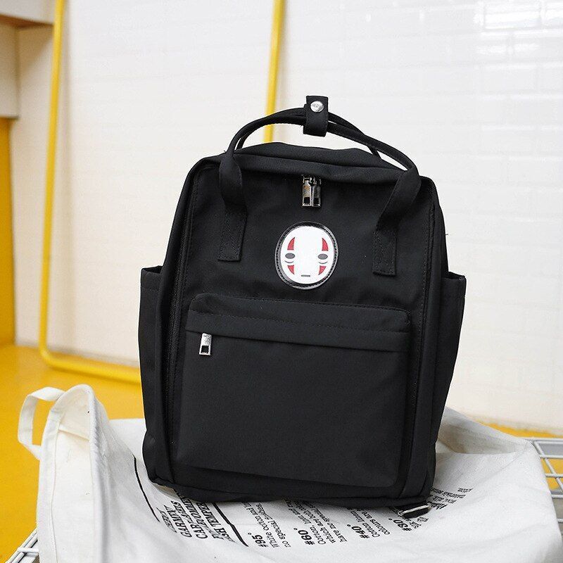 Nylon School Bags Black Women School Laptop Bag Traveling Shoulder Bags Rucksack