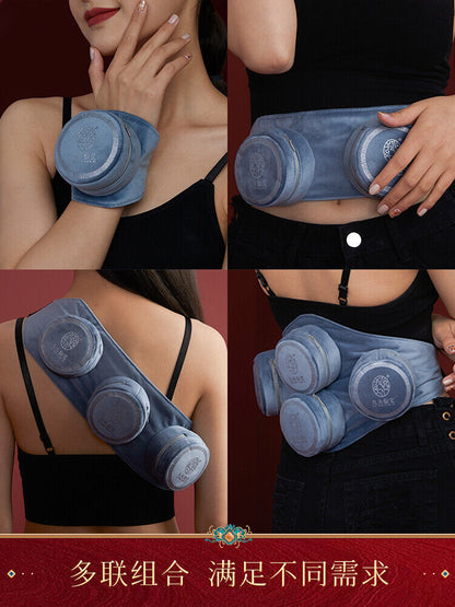 Moxibustion Box Portable Moxa Box Pure Copper Portable Smokeless Wormwood Pot 艾灸