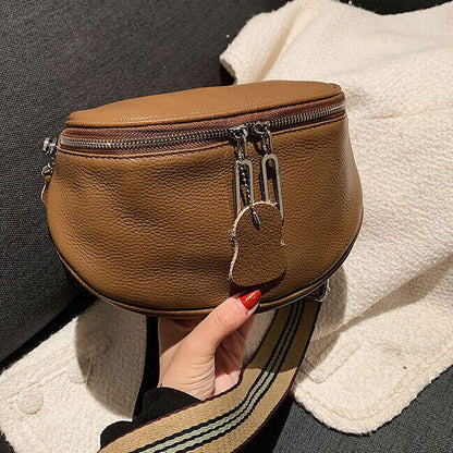 Women's Real Leather Bags, Crossbody Bag Sling Backpack Waist Pack Soft Leather