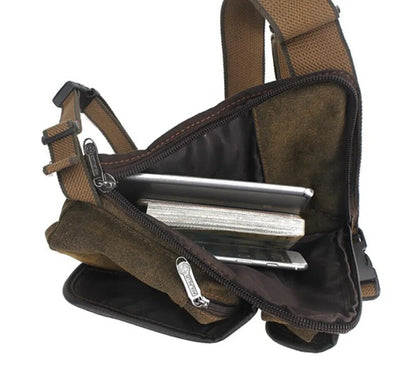 Men Drop Leg Bag Waist Cross Body Outdoor Sports Male Belt Hip Bags