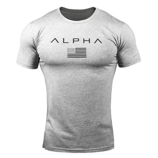 Men's T Shirts Running Shirt Muscle Gym Workout Short Sleeve Fitness Tee Tops
