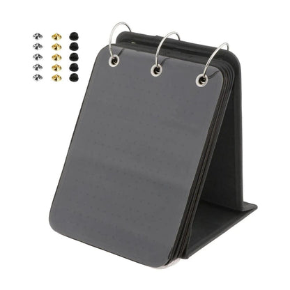Enamel Pin Display Holder 5Pages Felt Cloth Brooch Storage Organizer 26.5x20.3cm
