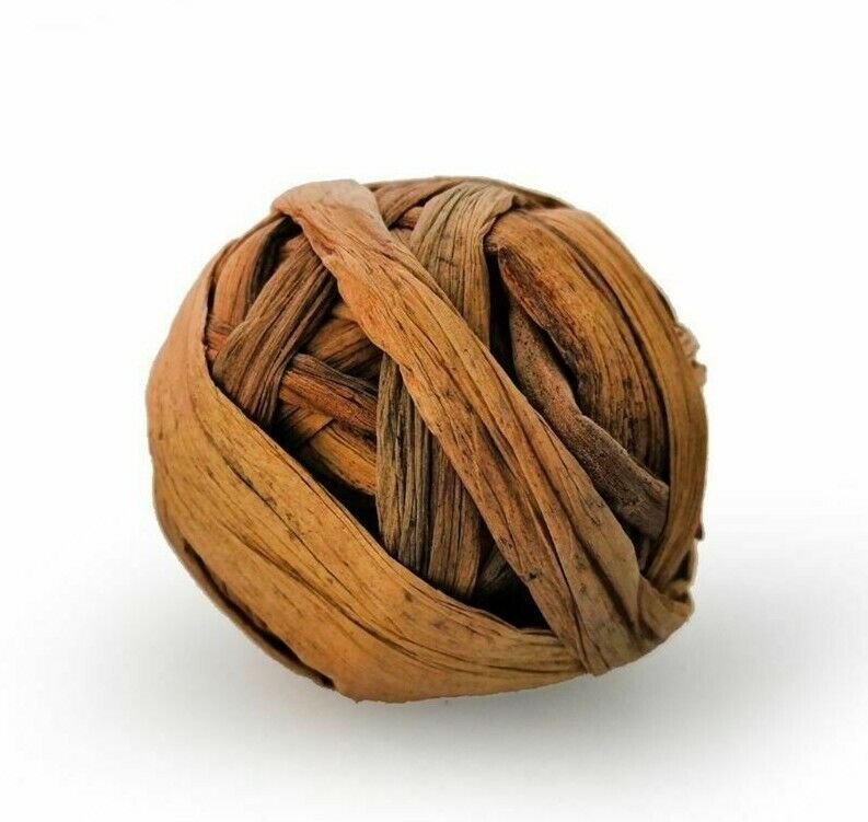 4Pcs/Set Small Animal Activity Chew Toys 5cm Rattan Rabbit Bird Parrot Play Ball