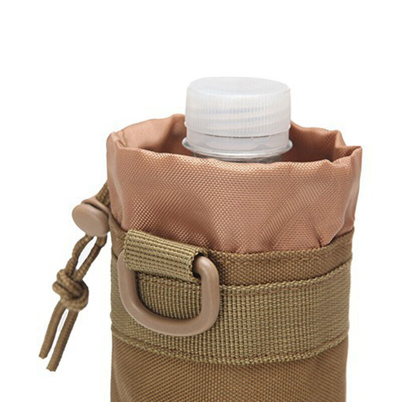 Outdoor Tactical Water Bottle Bag Pouch Travel Camping Hiking Fishing Bottle Bag