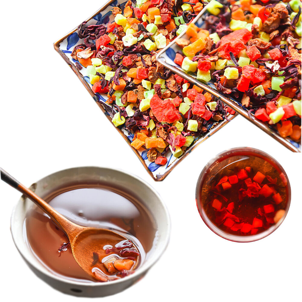 Handmade Luoshen Hibiscus Flower Fruit Grain Tea Fresh Healthy Food Scented Tea