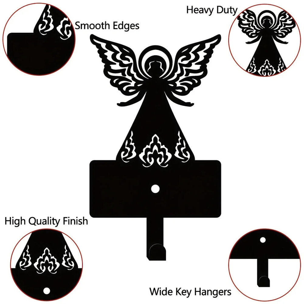 Metal Angel Hook, Key Belt Hanging Hook, Wall Hook, Christmas Decoration