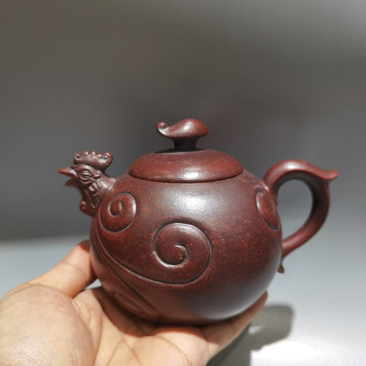 Vintage Chinese Yixing Purple Clay Teapot Zisha Ceremony Exquisite Teaware Rare
