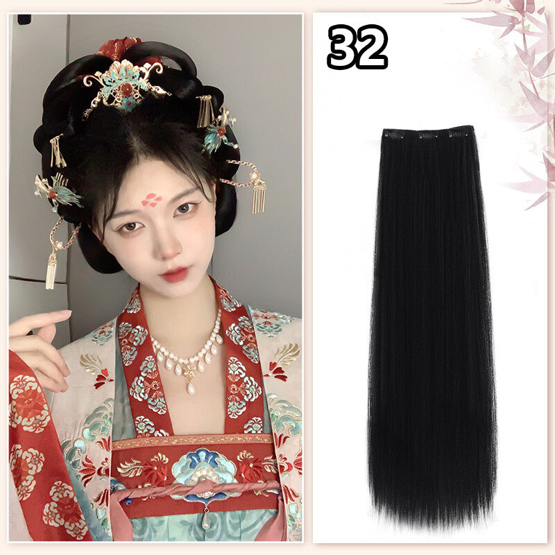 Ancient Chinese Wig Women's Hanfu Wig Headgear Photography Dance Accessories -