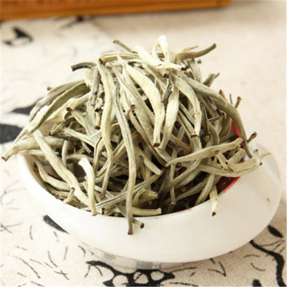 Silver Needle Tea Chinese Healthy Bai Hao Yin Zhen White Loose Leaf Buds Tea