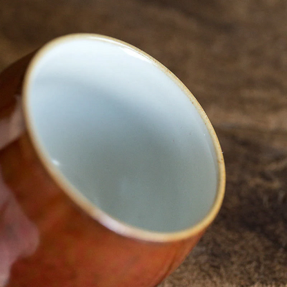 Chinese Kung Fu Tea Cup Ceramic Tea Cup Set of 5