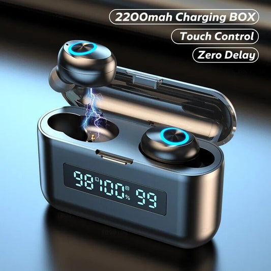 Mini Headphone Bluetooth 5.0 Headset Waterproof Noise Reduction Wireless Earbuds