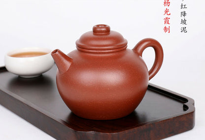 340cc chinese Yixing Handmade Zisha teapot JiangPoNi QuanNiu Hu Gongfu Tea Pot