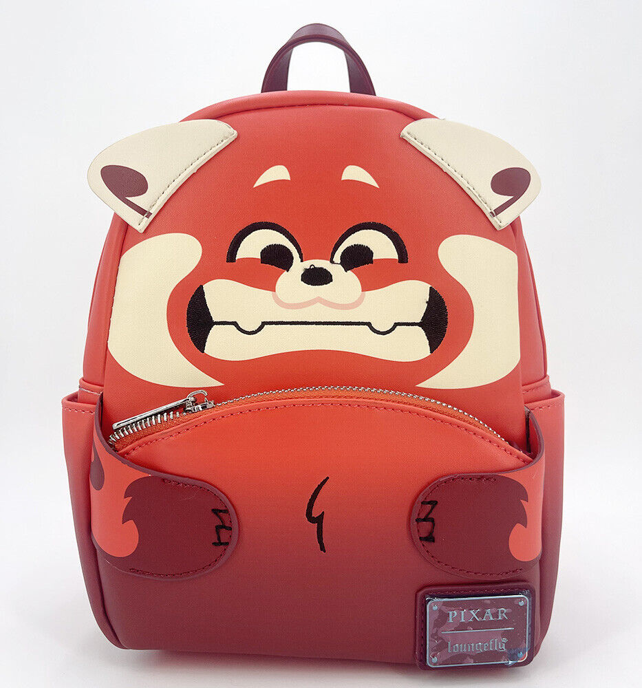 Disney Rare Bag Turning Red TV Movie Pixar Mei Loungefly Panda Mini Backpack