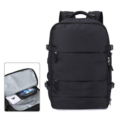 Women Laptop Backpack USB Charging School Backpack Shoe Bag Travel Backpack